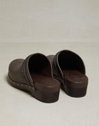 Natural Leather Clogs