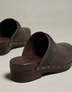 Natural Leather Clogs