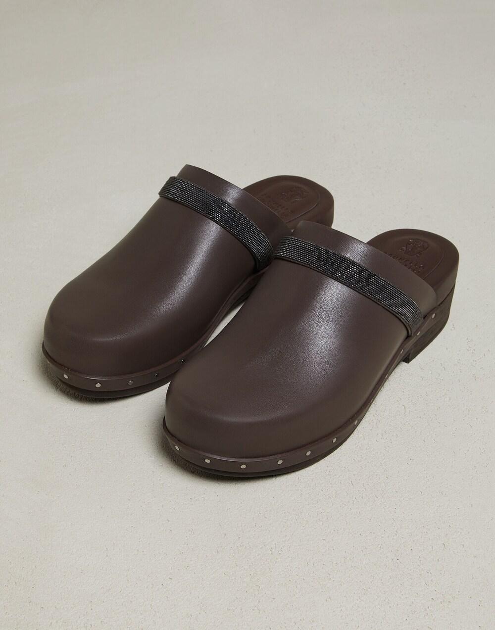 Natural Leather Clogs
