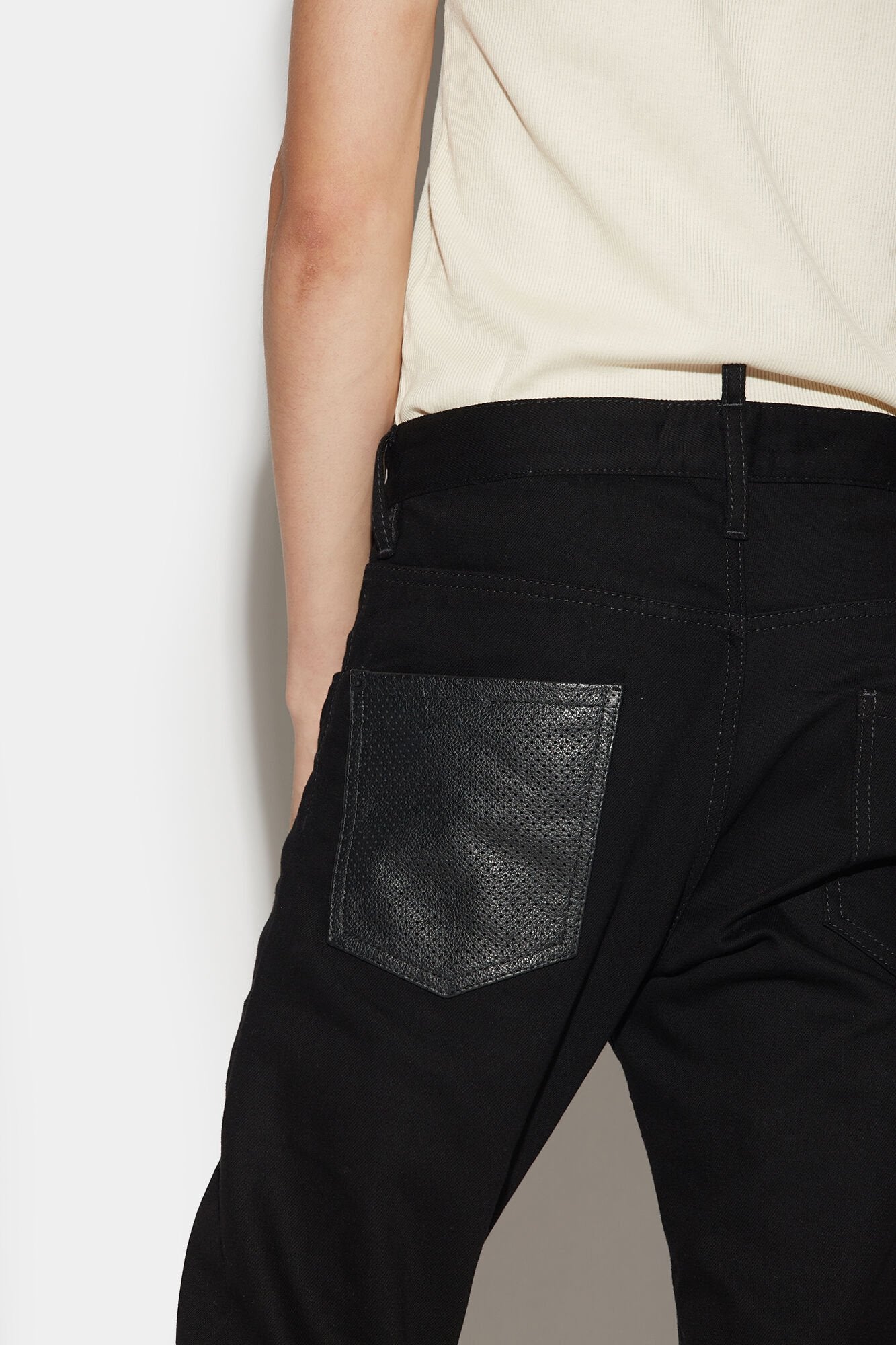 Black Fibres Casual Pants