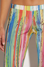 Multicolor Fibres Casual Pants