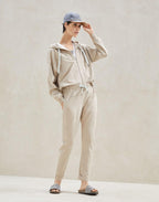 White Cotton Joggers (Workout Pants)