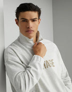 Silver Cotton Sweatshirt