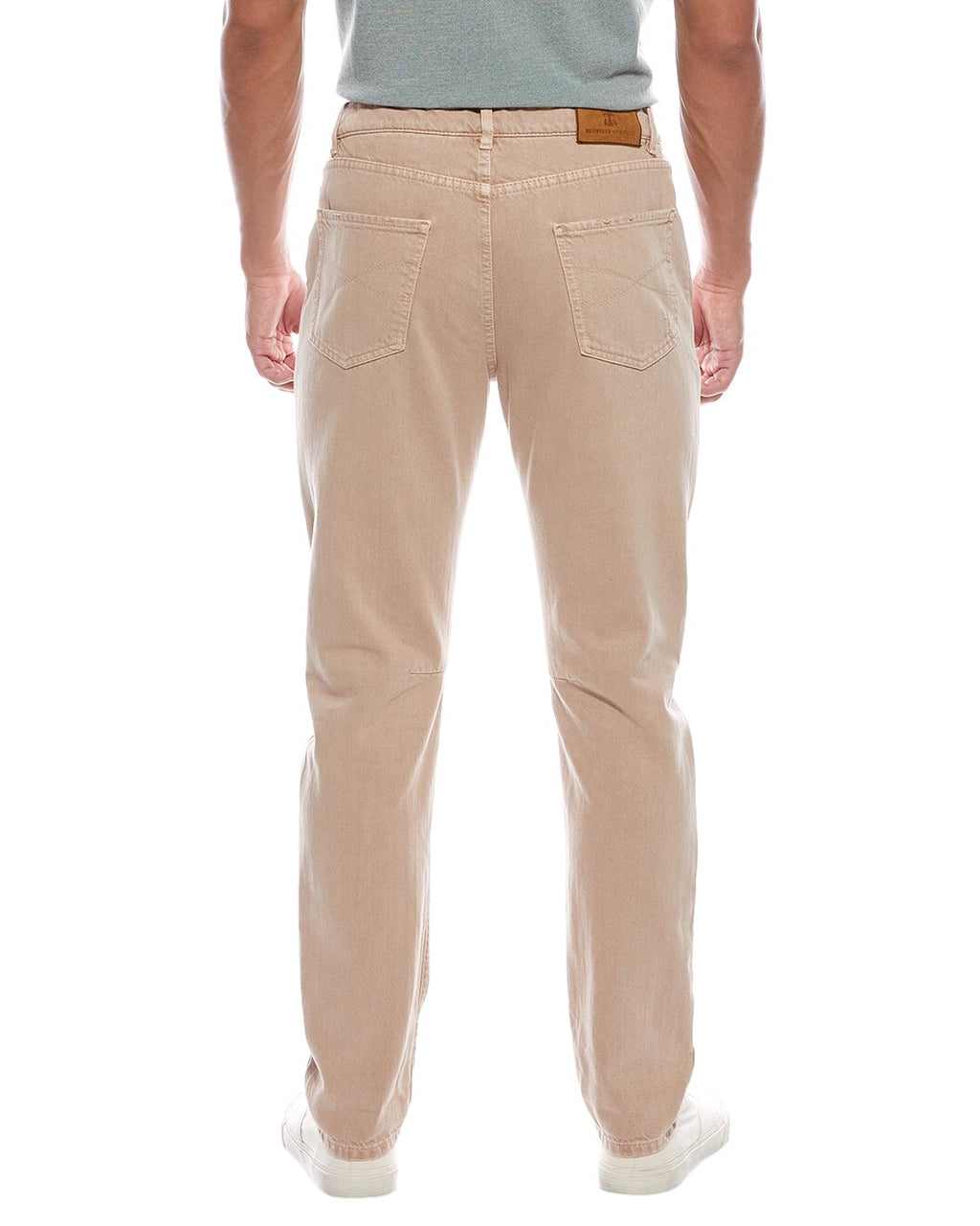 Beige Cotton Jeans Denim