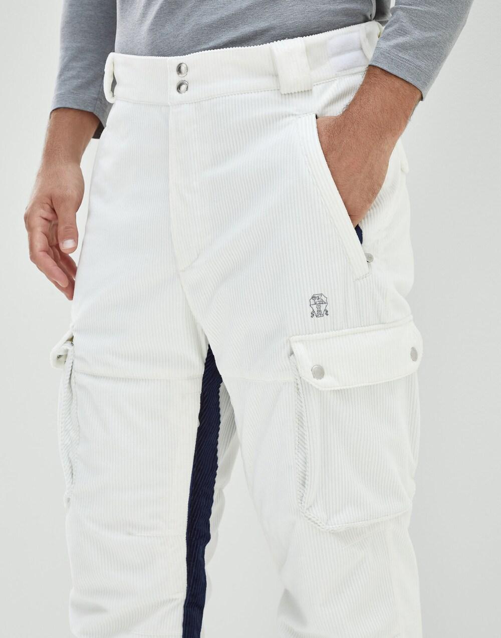 Bicolor Cotton Joggers (Workout Pants)