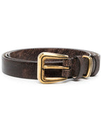 Brown Leather Regular Belt