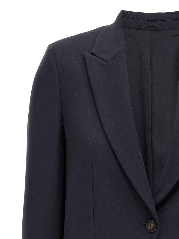 Blue Wool Blazer