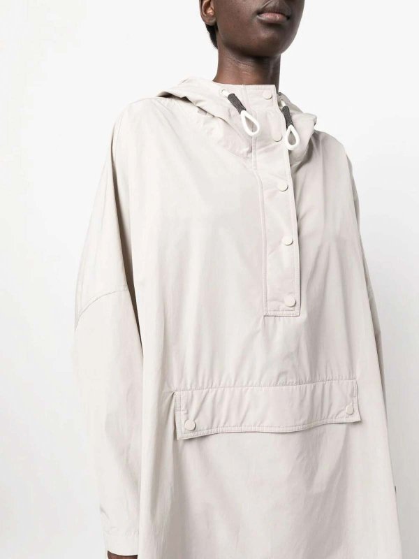 Gray Polyester Cloacks