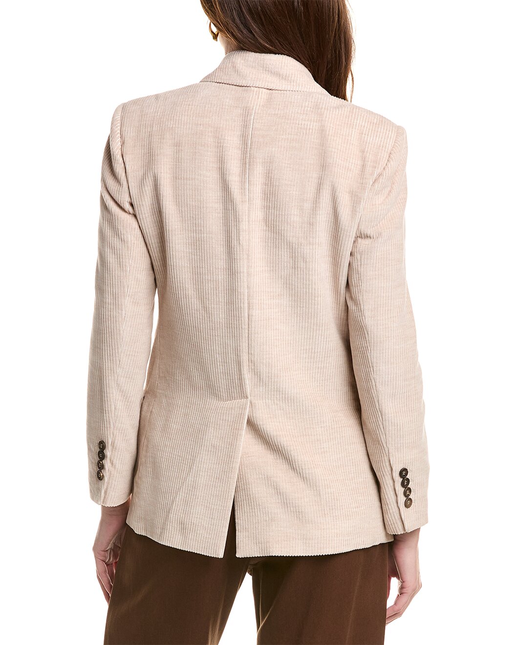 Beige Viscose Coat