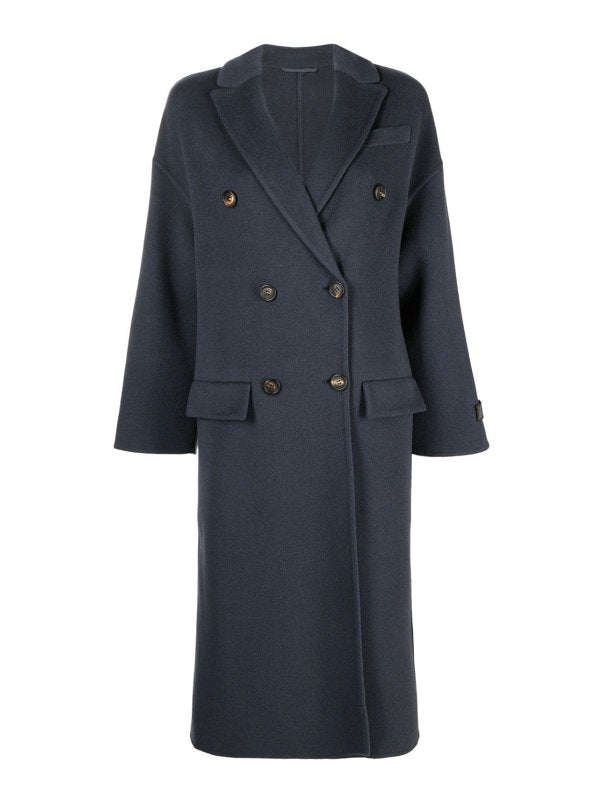 Blue Wool Coat