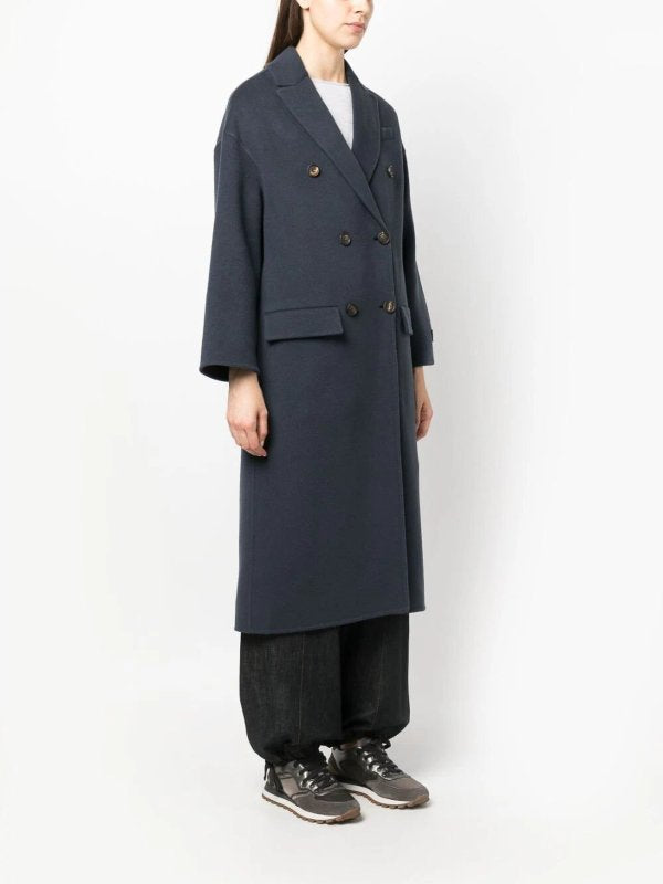 Blue Wool Coat
