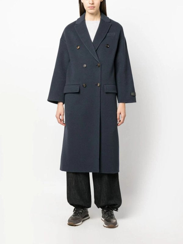 Blue Wool Coat