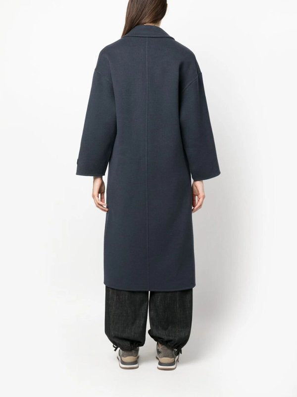 Blue Wool Coat