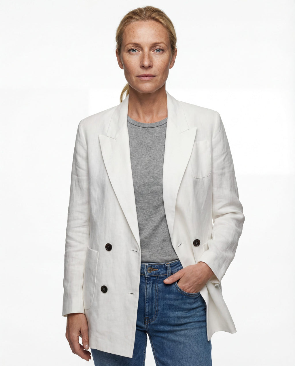 White Cotton Coat