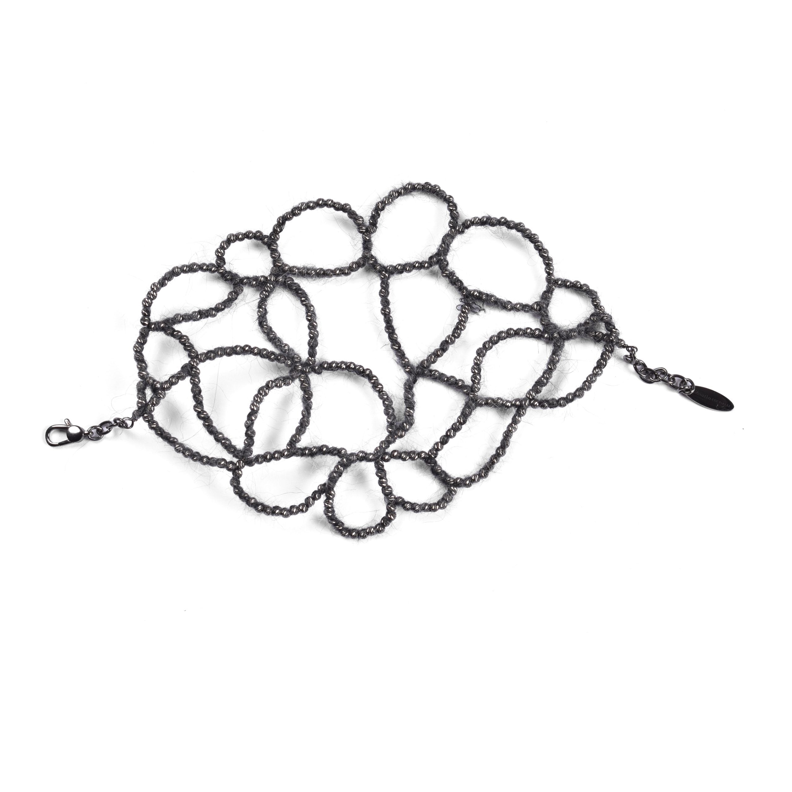 Black Silver Necklace