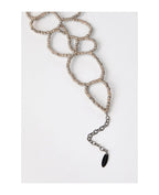 Gray Silver Necklace