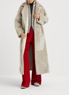 Red Cotton Flared Pants