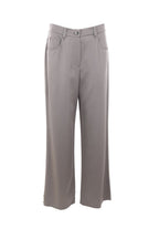 Gray Acetate Casual Pants