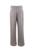 Gray Acetate Casual Pants