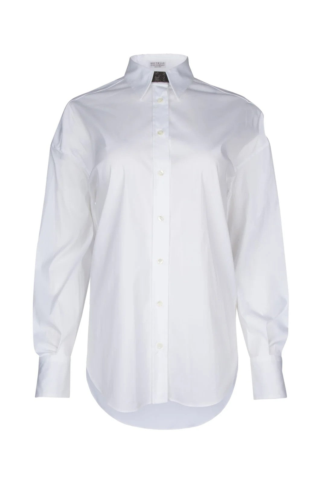 White Cotton Dress Shirt
