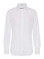 Bicolor Cotton Pattern Shirt