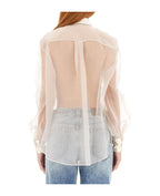 Bicolor Silk Dress Shirt