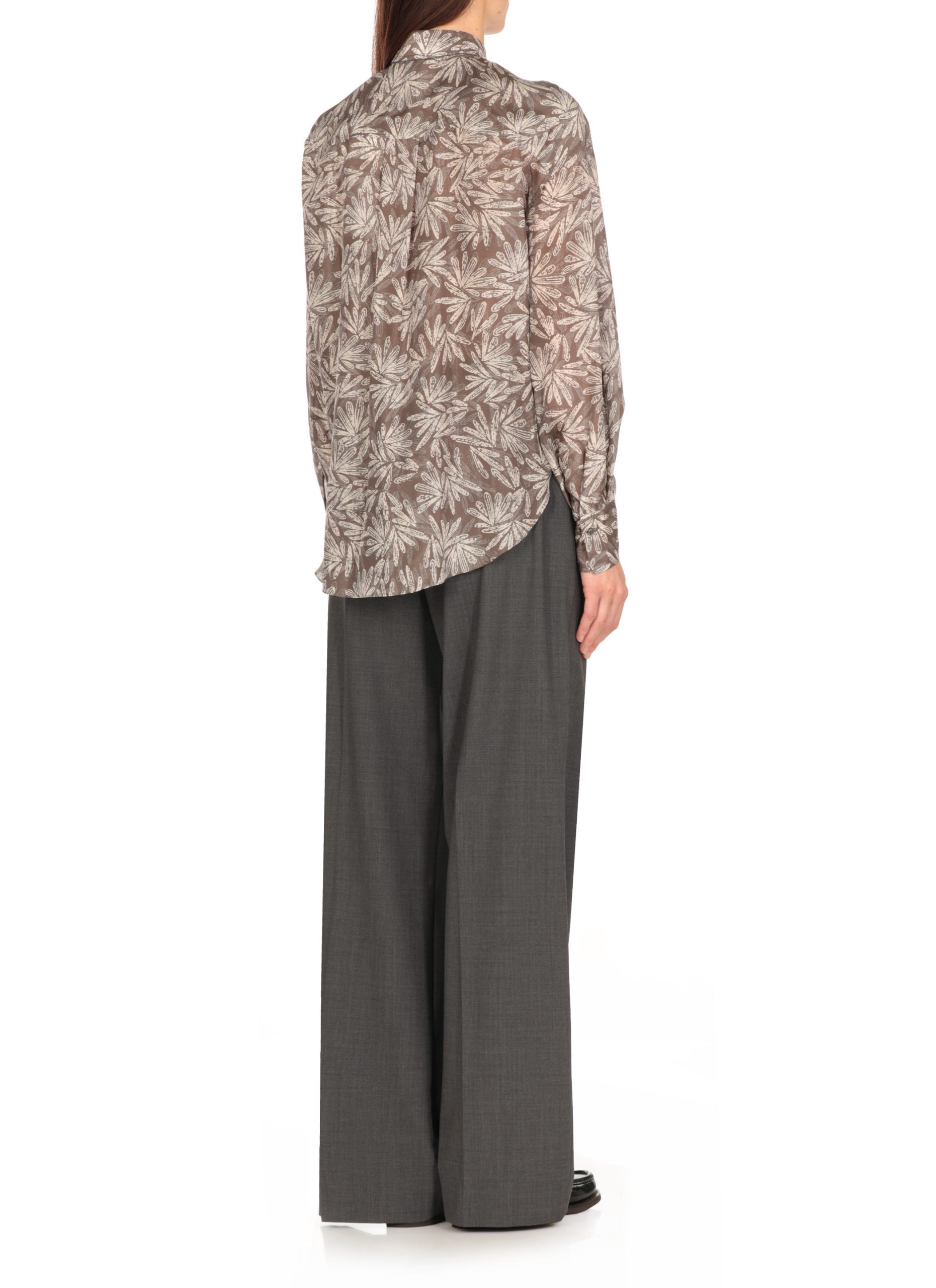 Multicolor Silk Pattern Shirt