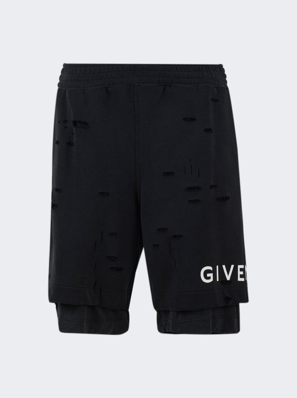 Black Fibres Shorts