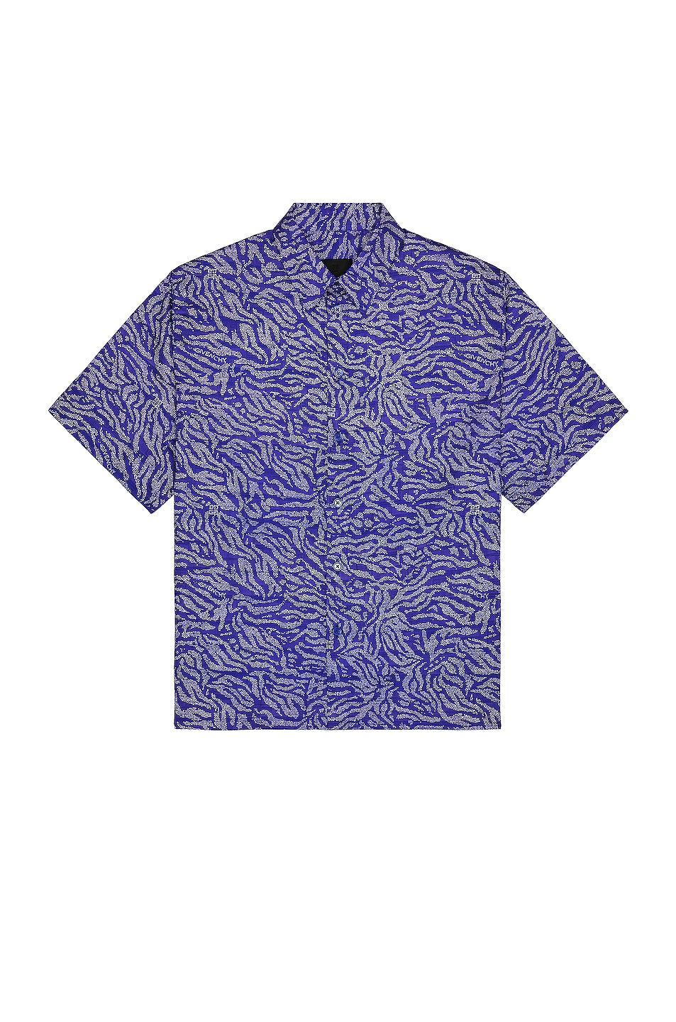 Bicolor Fibres Pattern Shirt