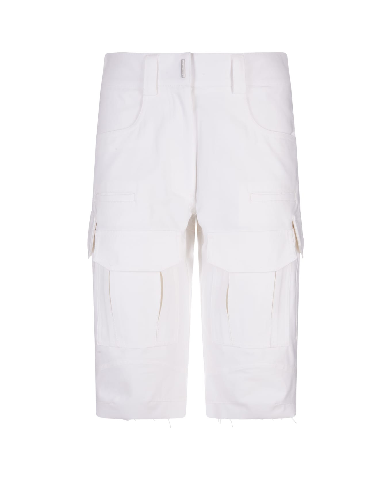 White Fibres Cargo Shorts