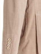 Beige Cotton Blazer