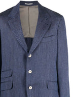 Blue Wool Jackets And Coat