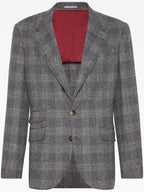 Gray Silk Blazer