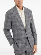 Gray Silk Blazer