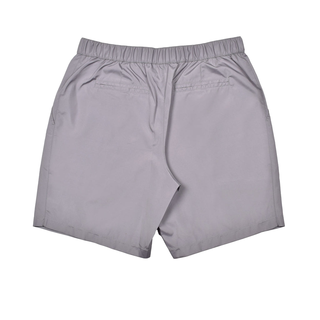 Gray Polyester Shorts