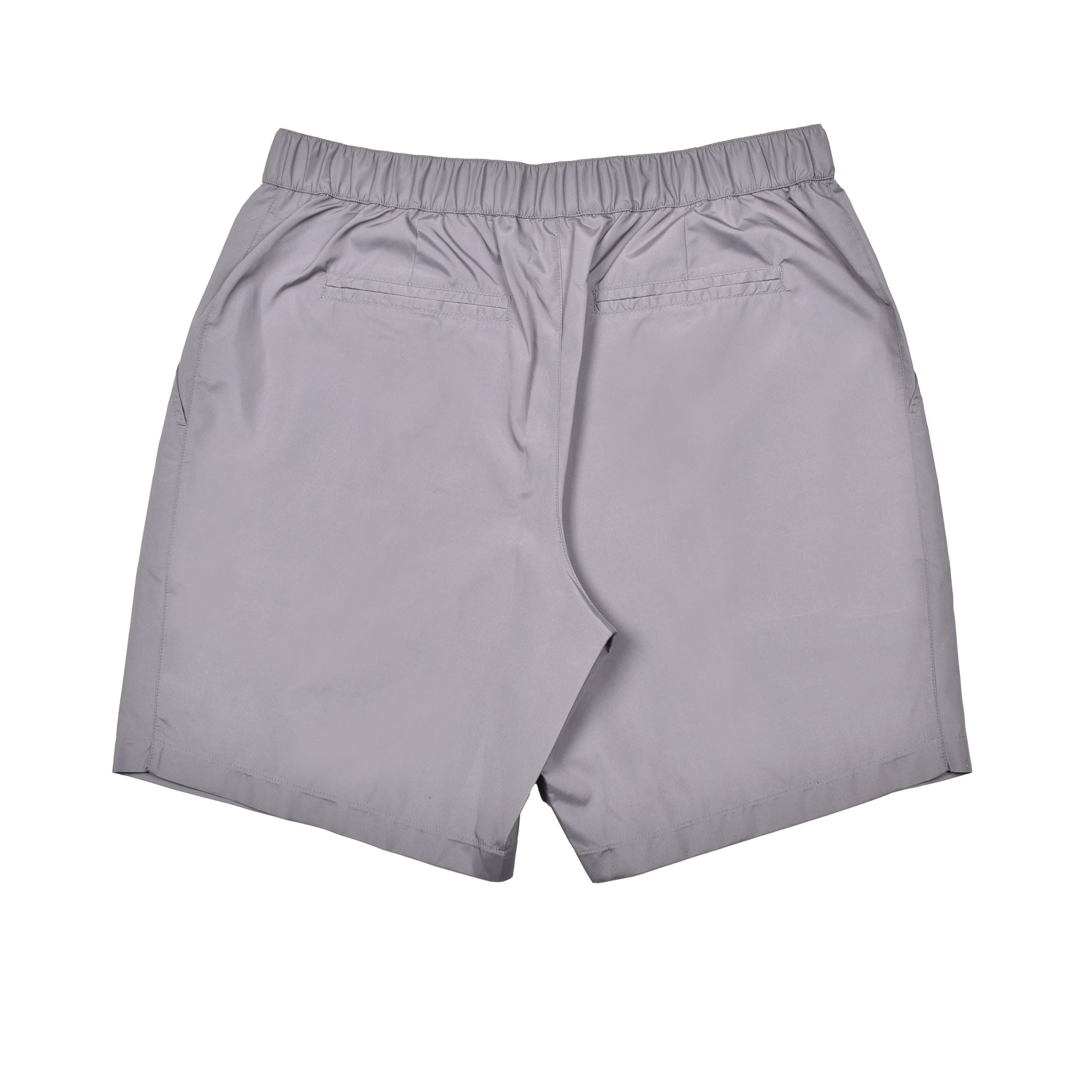 Gray Polyester Shorts