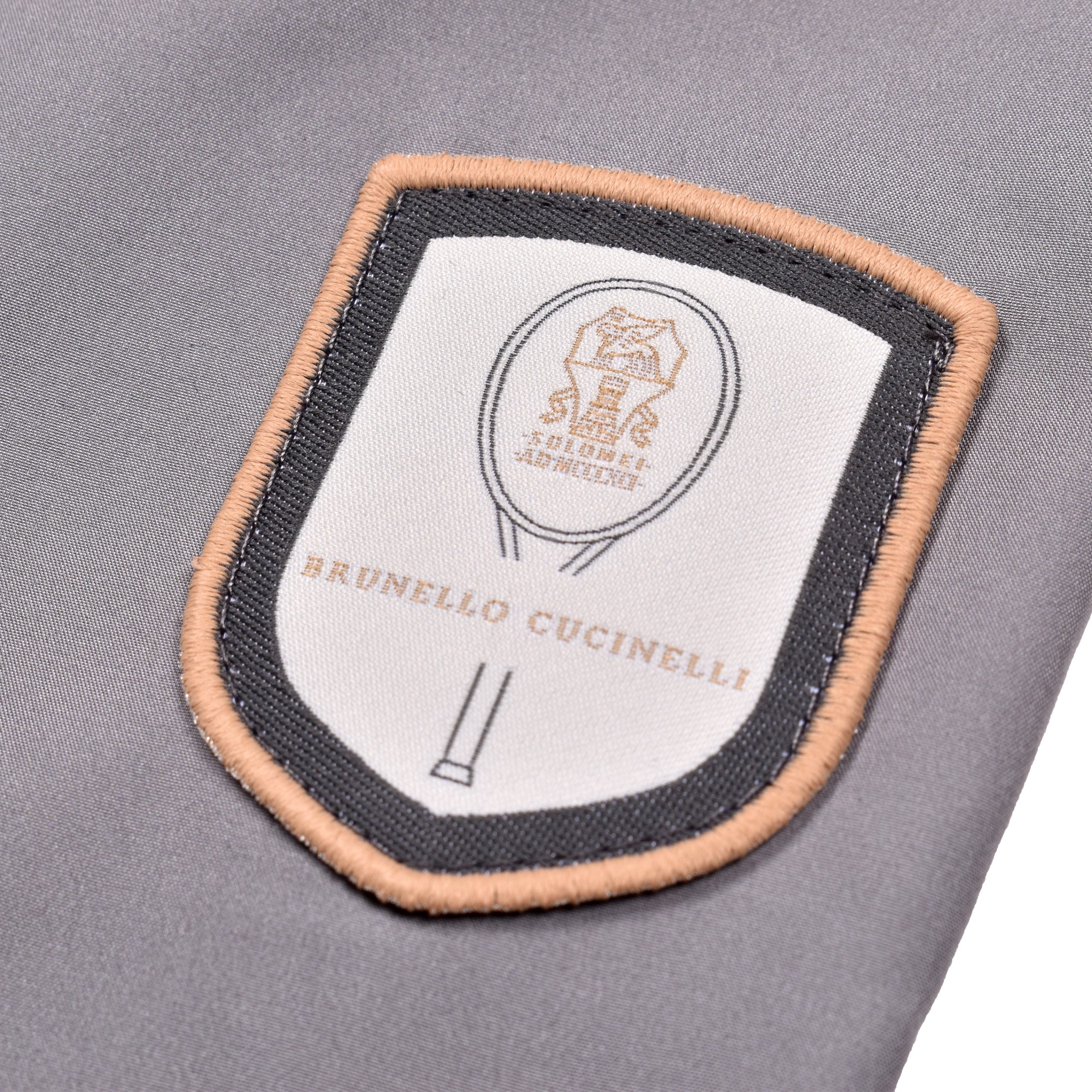 Gray Polyester Shorts