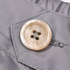 Gray Polyester Shorts