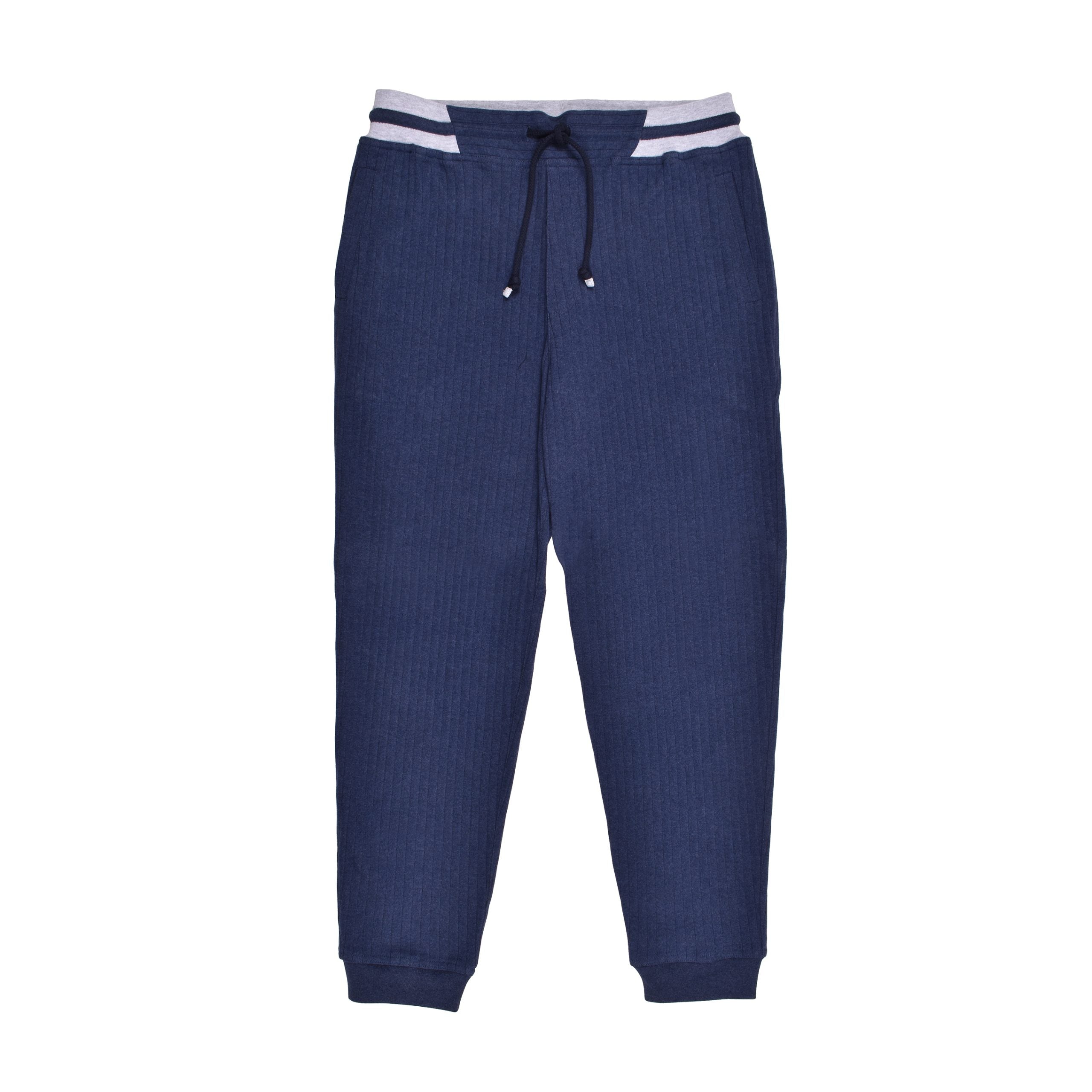 Blue Cotton Joggers (Workout Pants)