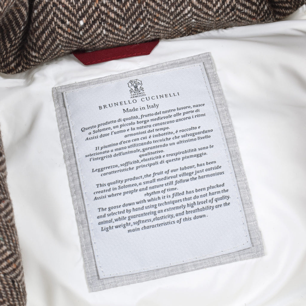 Brown Wool Sleveless Jacket