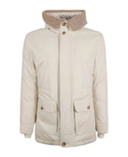 Multicolor Cotton Full-Length Jacket