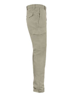 Bicolor Cotton Cargo Pants