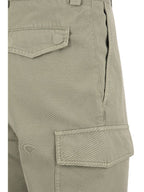 Bicolor Cotton Cargo Pants