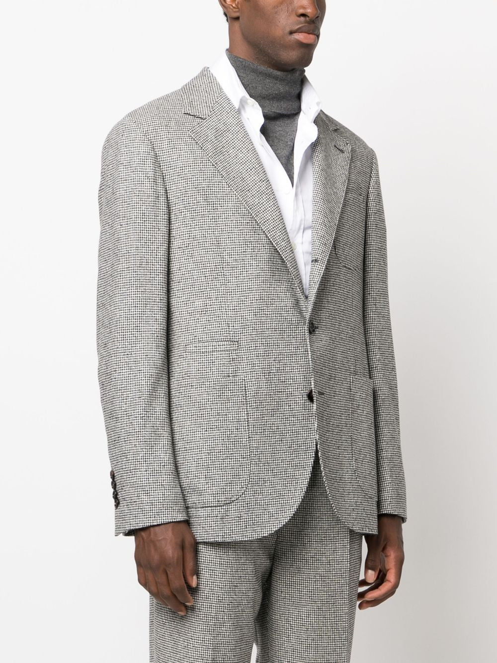 Gray Wool Two-Piece Suit