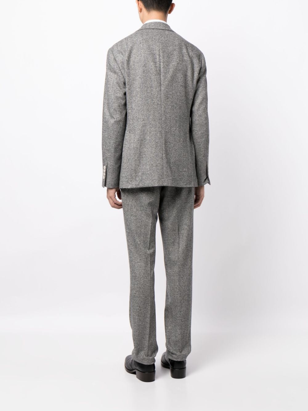 Gray Wool Two-Piece Suit