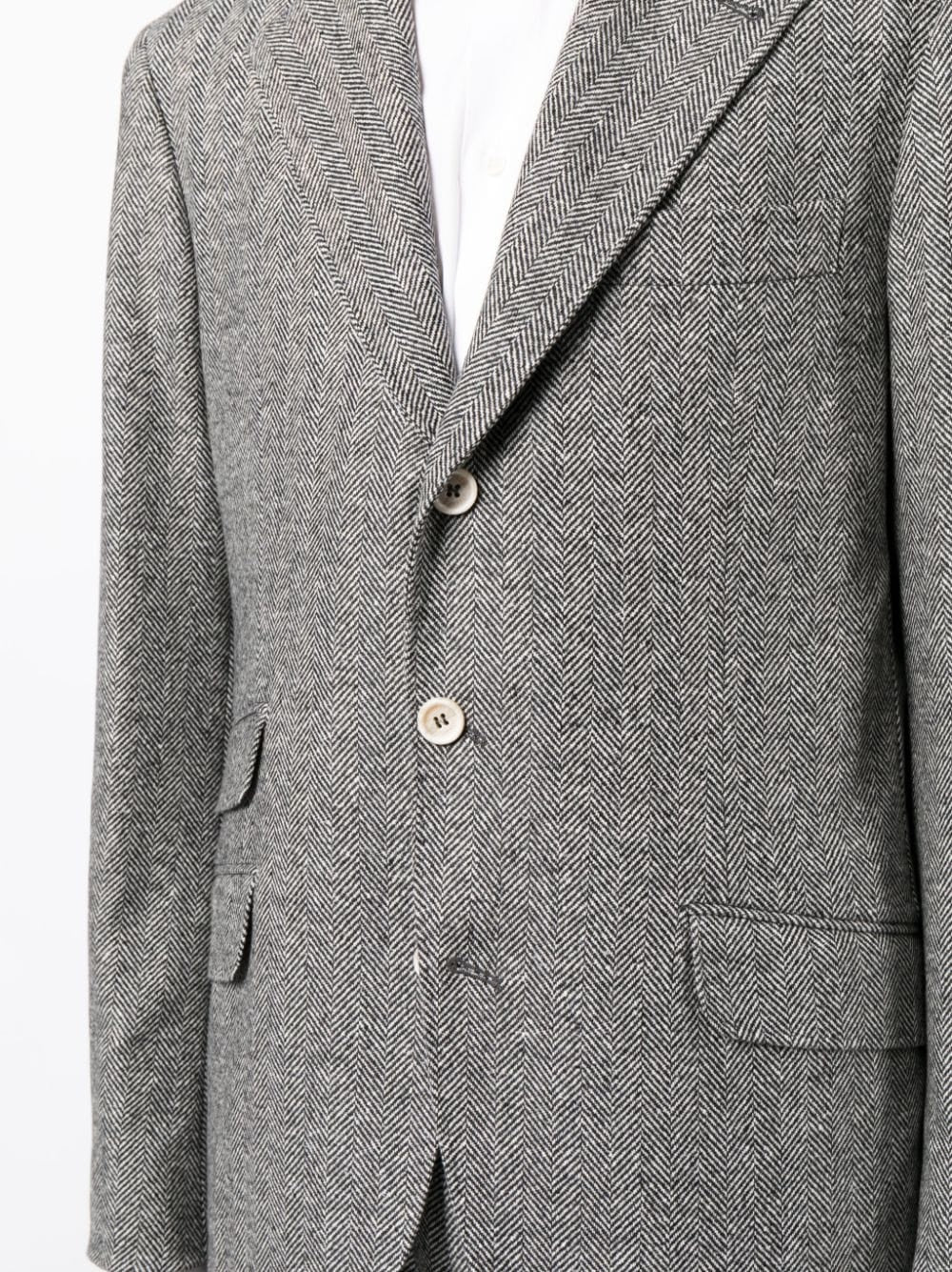 Gray Wool Two-Piece Suit