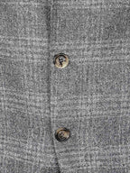 Gray Silk Two-Piece Suit