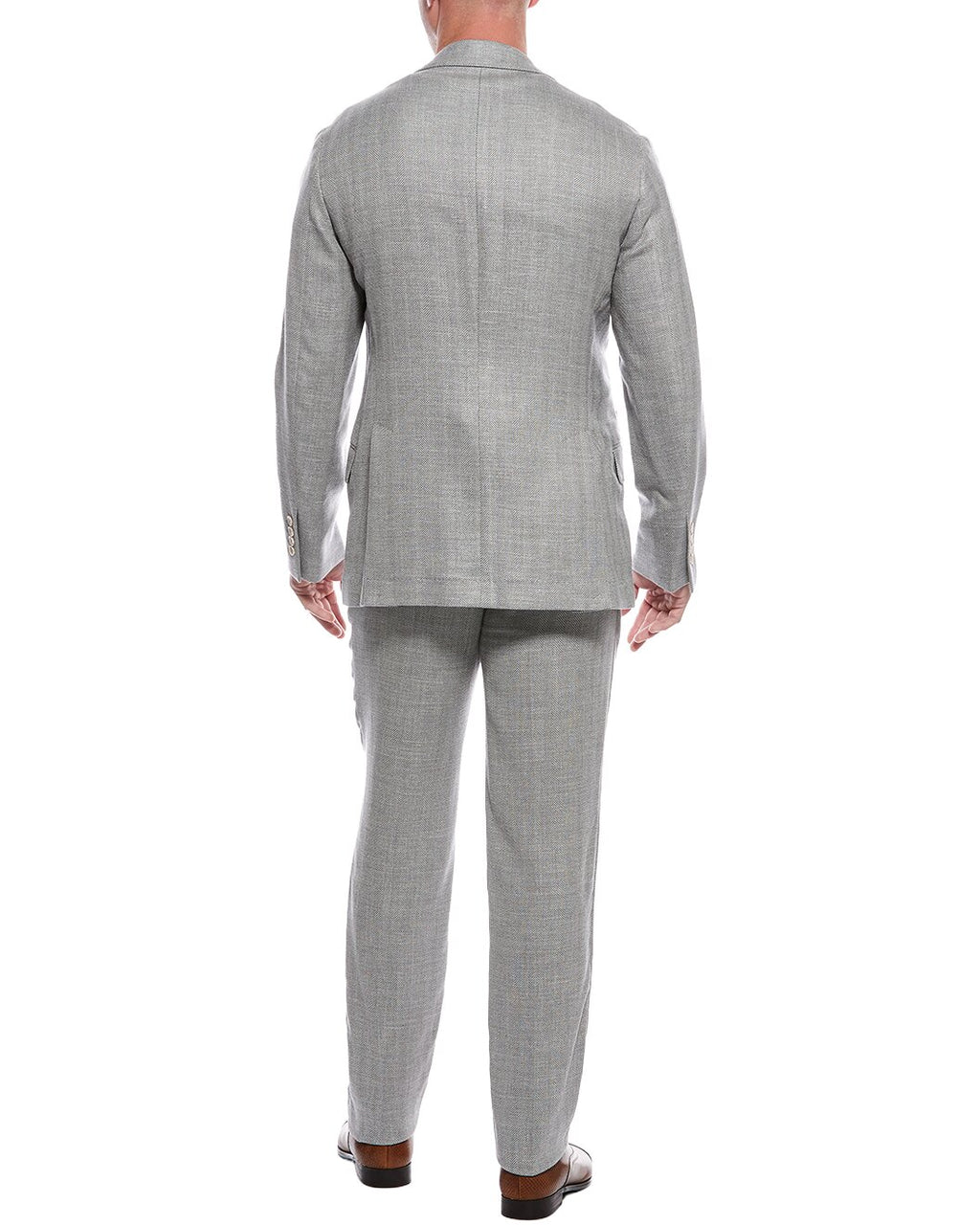 Gray Wool Two-Piece Suit