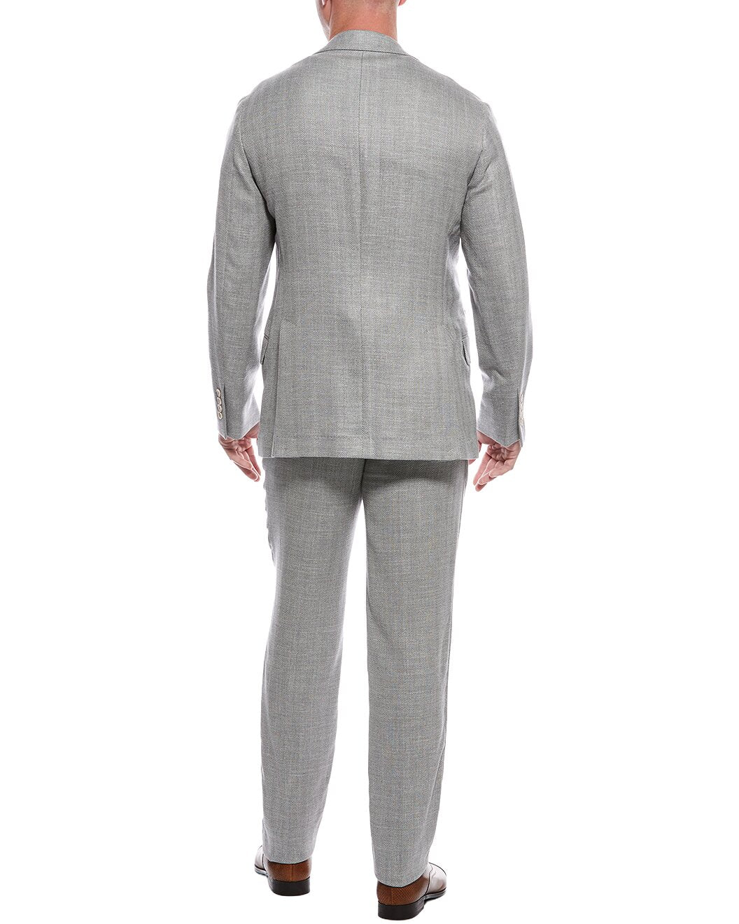 Gray Wool Two-Piece Suit