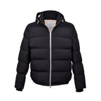 Black Polyamide Full-Length Jacket